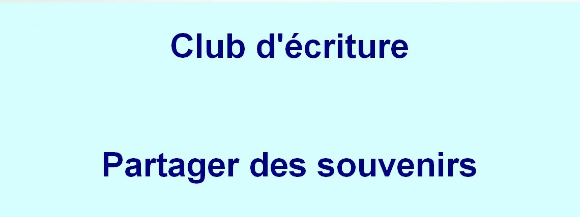 Club d'écriture